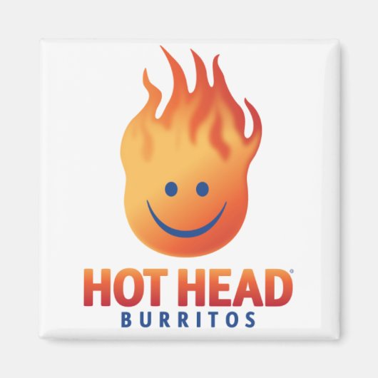 Hete Hoofd Burritos Magneet (Voorkant)