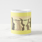 Hete hoofden, IK WIL HET NIET HOREN!!! Grote Koffiekop (Voorkant)