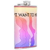 Hete hoofden, IK WIL HET NIET HOREN. Heupfles (Rechts)