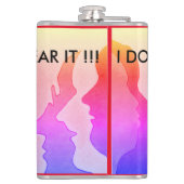 Hete hoofden, IK WIL HET NIET HOREN. Heupfles (Achterkant)