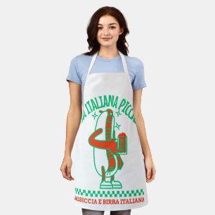 Hete Italiaanse worst Schort