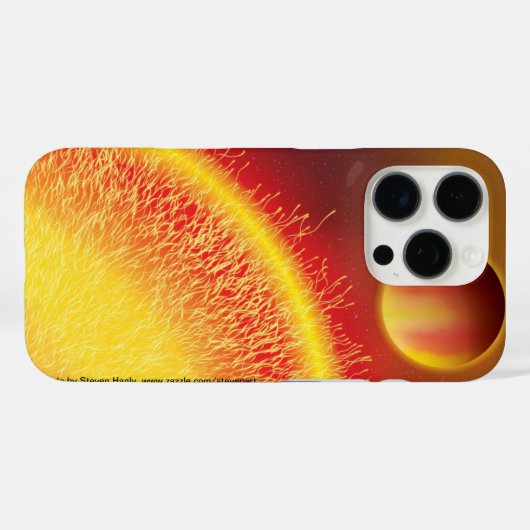 Hete Jupiter Case-Mate iPhone Case (Achterkant (horizontaal))
