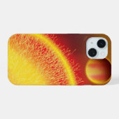 Hete Jupiter iPhone 15 Case (Achterkant horizontaal)