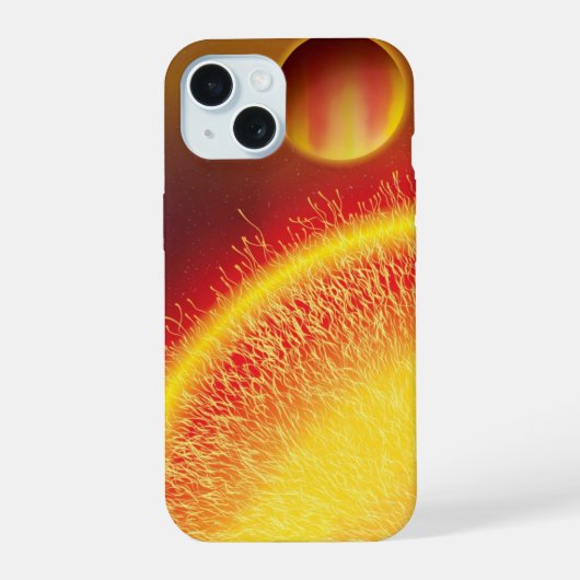 Hete Jupiter iPhone 15 Case (Achterkant)
