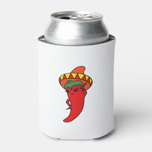 Hete Kawaii Peper Diva Blikjeskoeler (Blikje Voorkant)