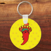 Hete Kawaii Pepper Diva Stars Sleutelhanger (Voorkant)
