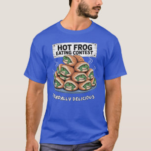 Hete kikker eten wedstrijd - Toadally Delicious T-shirt