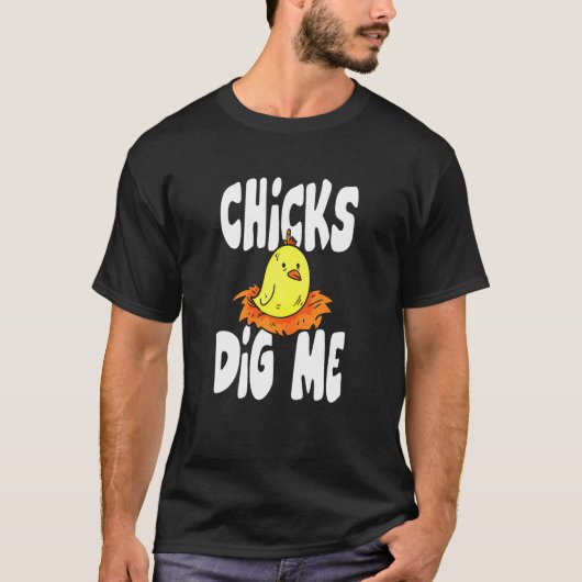 Hete kip dig me Chicken T-shirt (Voorkant)