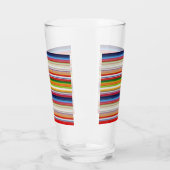Hete kleurrijke strepen glas (Links)
