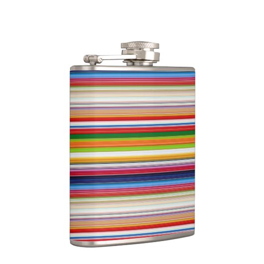 Hete kleurrijke strepen heupfles (Rechts)