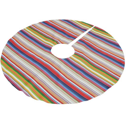 Hete kleurrijke strepen kerstboom rok (Gekanteld)