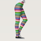 Hete kleurrijke strepen leggings (Rechts)