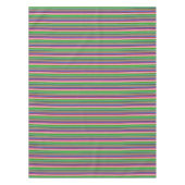 Hete kleurrijke strepen tafelkleed (Voorkant)