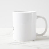 hete koffie lijn kunst mok (Rechts)