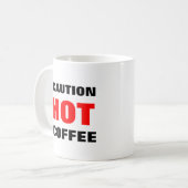 hete koffie mok (Voorkant links)
