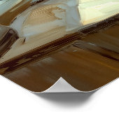 Hete koffie - Painterly Sill Life Art Style Poster (Hoek)