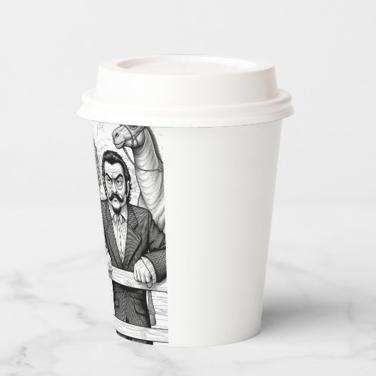 Hete koffiekop beschikbaar in bulk papieren bekers (Links)