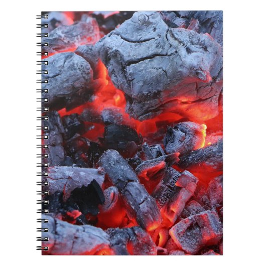 Hete kolen notitieboek (Voorkant)