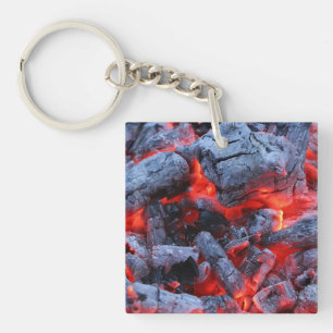 Hete kolen sleutelhanger