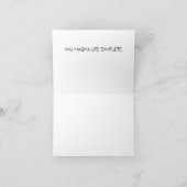 Hete lava, je magma compleet - Schattigee geologie Feestdagen Kaart (Binnen)