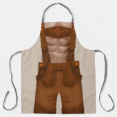 Hete Lederhosen Schort (Voorkant)