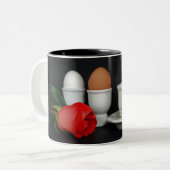 Hete Liefde Tweekleurige Koffiemok (Voorkant links)