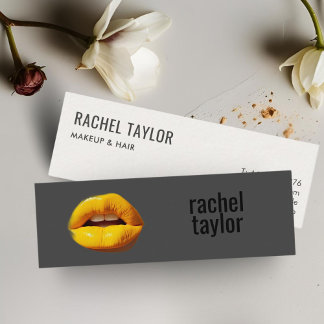 Hete lippen | Charcoal Make-up Visitekaartje