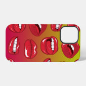hete lippen iPhone hoesje (Achterkant horizontaal)