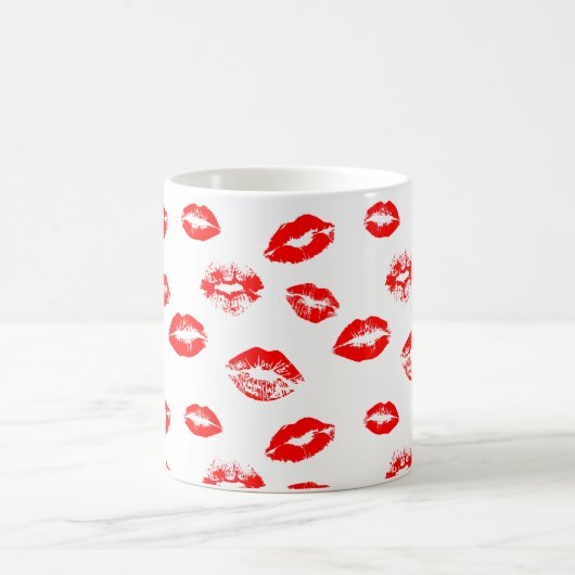 Hete lippen / kussen mok (Center)