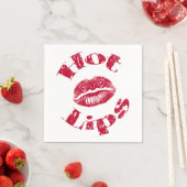 hete lippen, rode lippen servet (Insitu)