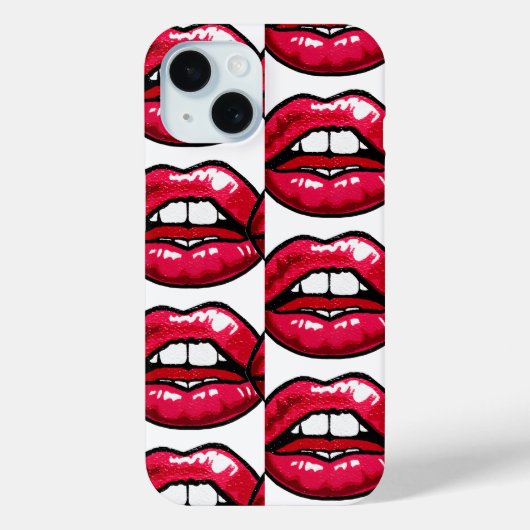 hete lippen telefoonhoesje Case-Mate iPhone case (Achterkant)