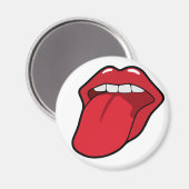 Hete Lips Koelkast Magneet (Voorkant / Achterkant)