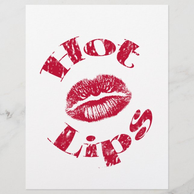 Hete lips, rode lips (Voorkant)