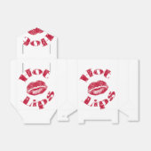 Hete lips, rode lips bedankdoosjes (Uitgevouwen)
