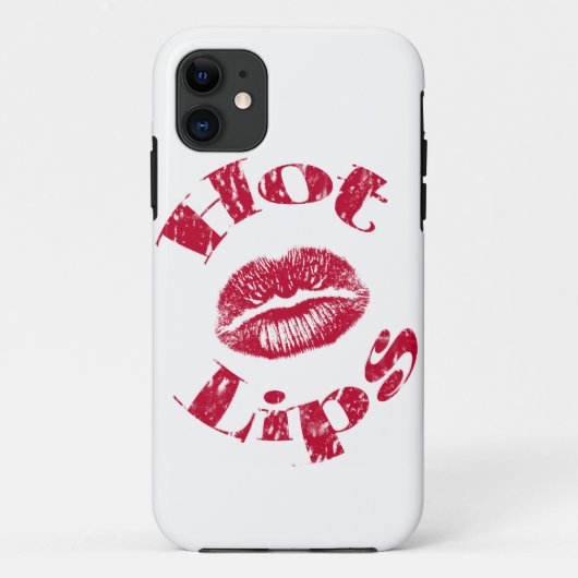 Hete lips, rode lips Case-Mate iPhone case (Achterkant)