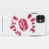 Hete lips, rode lips Case-Mate iPhone case (Achterkant (horizontaal))