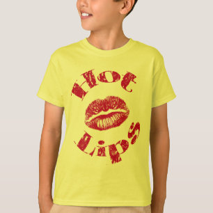 Hete lips, rode lips t-shirt