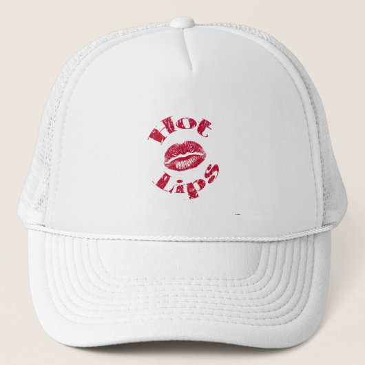 Hete lips, rode lips trucker pet (Voorkant)