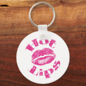Hete lips! Roze lips Sleutelhanger (Voorkant)