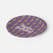 Hete Lucht Baloon Partij Papier Borden Papieren Bordje (Gekanteld)