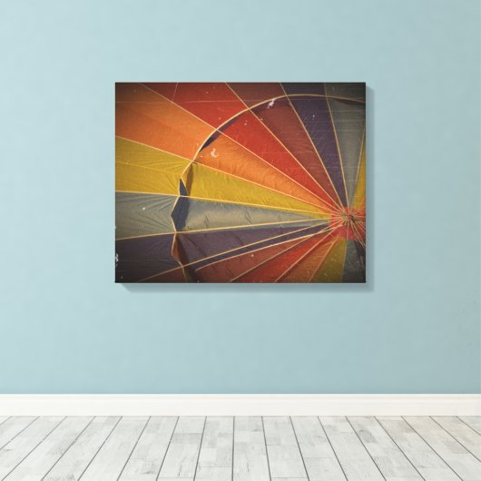 hete lucht canvas afdruk (Insitu (Houten vloer))