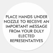 HETE-LUCHT HAND-DROGER STICKERS (Voorkant)