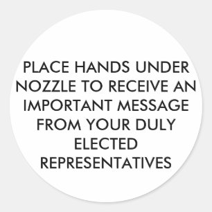 HETE-LUCHT HAND-DROGER STICKERS