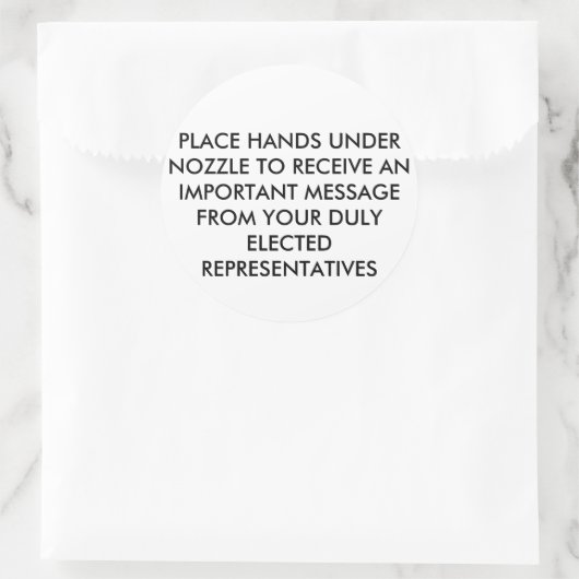 HETE-LUCHT HAND-DROGER STICKERS (Tas)