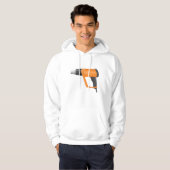 Hete Lucht Pistool Mannen Hoodie (Voorkant volledig)