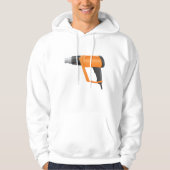 Hete Lucht Pistool Mannen Hoodie (Voorkant)