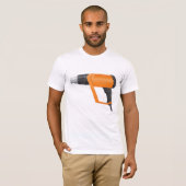 Hete lucht Pistool Mannen T-shirt (Voorkant volledig)