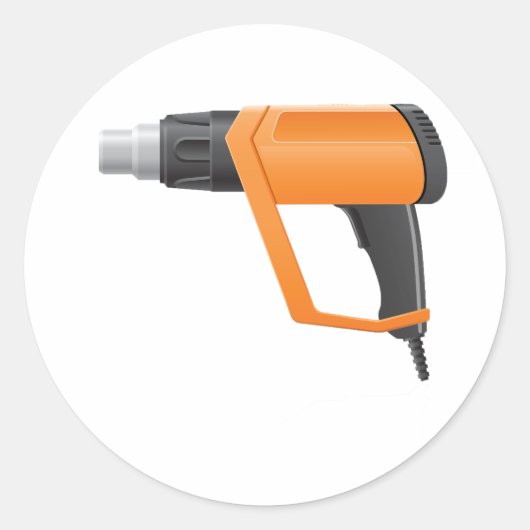 Hete lucht Pistool Stickers (Voorkant)