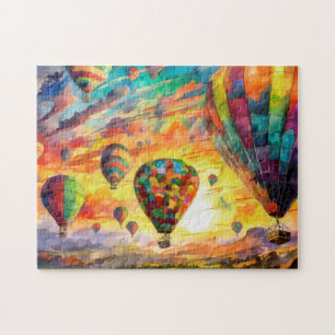 Hete Luchtballon 1 Fotopuzzels Internet Jigsaw Legpuzzel