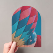 hete luchtballon  acryl uitnodigingen (Insitu (Draagbaar))